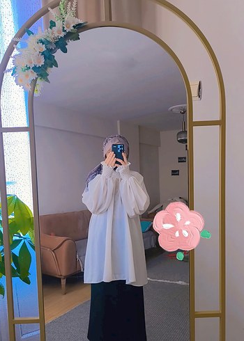 Şeffaf Beyaz Örgü Gotik Kadın Eldiveni - Görsel 2