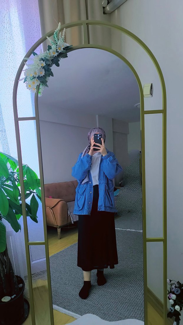 Mavi kot ceket - Görsel 2