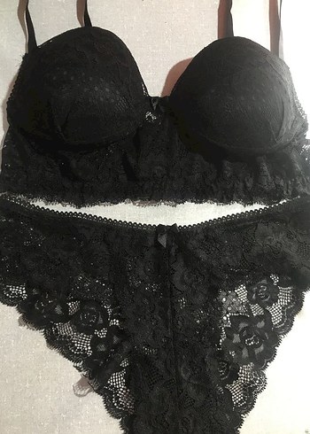 Bordo Dantelli Bohem Mini Sütyen Takımı - Görsel 2