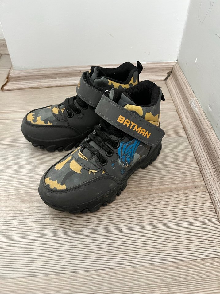 Batman Kahverengi Baskılı Erkek Çocuk Spor Ayakkabı bot - Görsel 2