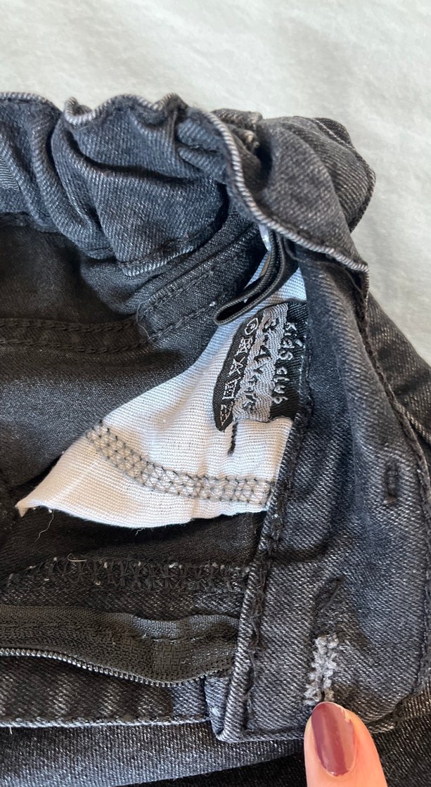 Siyah  Erkek Çocuk Denim Pantolon - Görsel 2