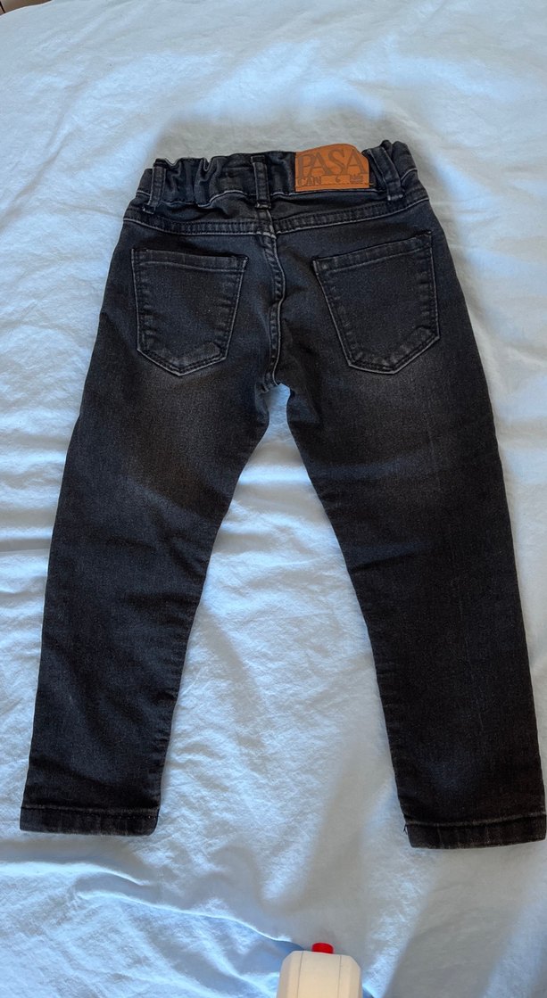 Siyah  Erkek Çocuk Denim Pantolon - Görsel 3