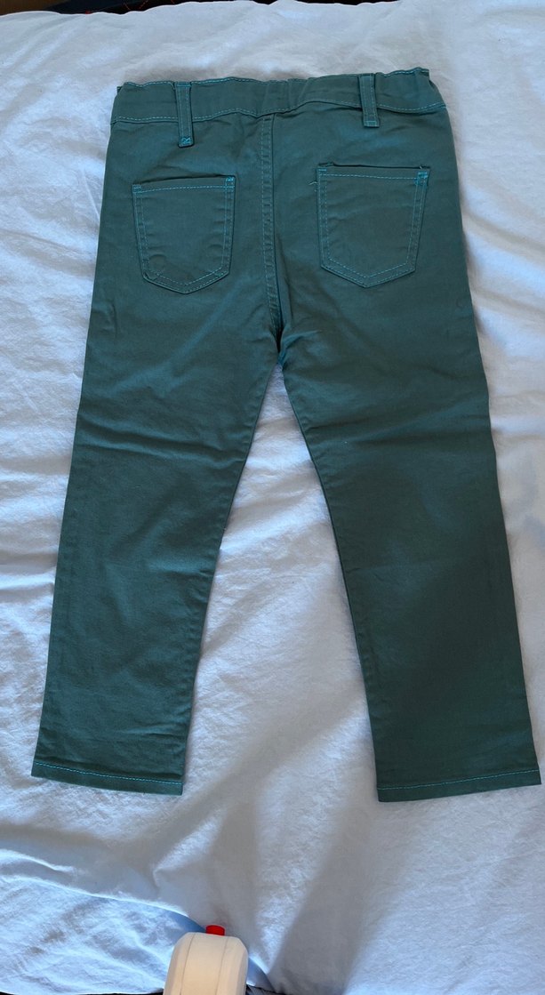 Erkek Çocuk yeşil Denim Pantolon - Görsel 2