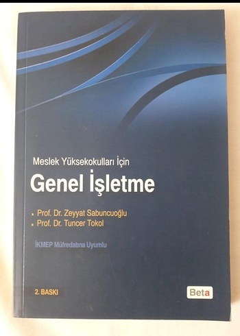 Genel İşletme - Meslek Yüksekokulları İçin