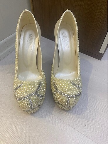 37 Beden Beyaz gelinlik ayakkabısı #ayakkabı #gelinlik#ayakkabısı