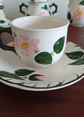 Diğer Wild Rose el boyama Çay fincanı Villeroy Boch 