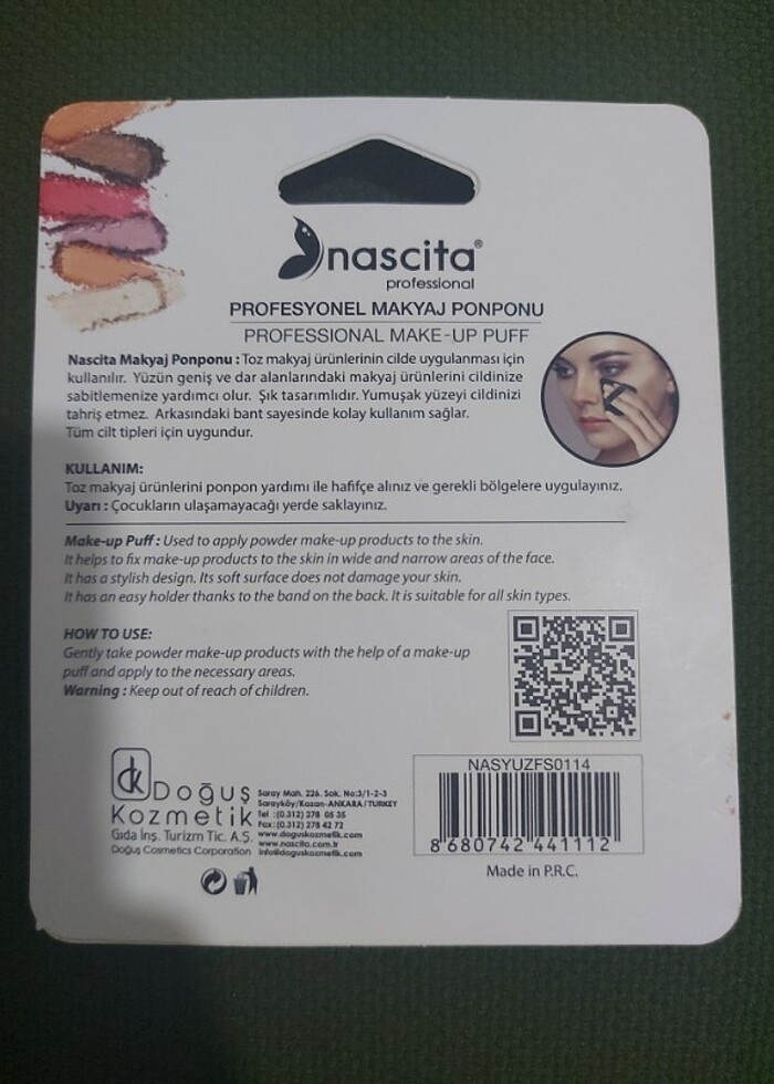 Nascita sifir orijinal makyaj pufu - Görsel 2