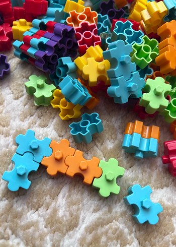 Renkli Mini Lego Blok Seti - Görsel 2