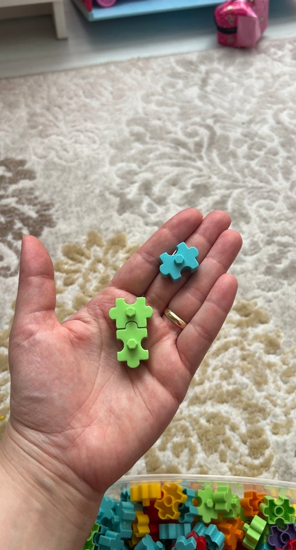 Renkli Mini Lego Blok Seti - Görsel 3