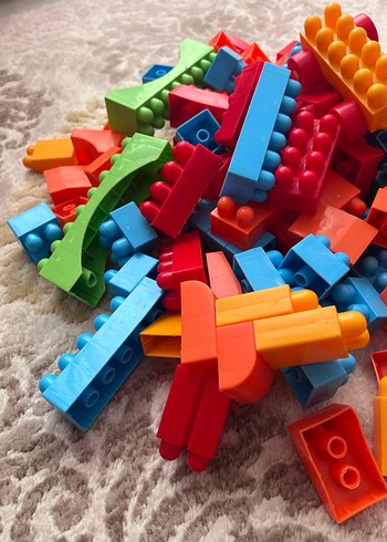 122 parça Renkli Lego Blokları Seti - Görsel 3