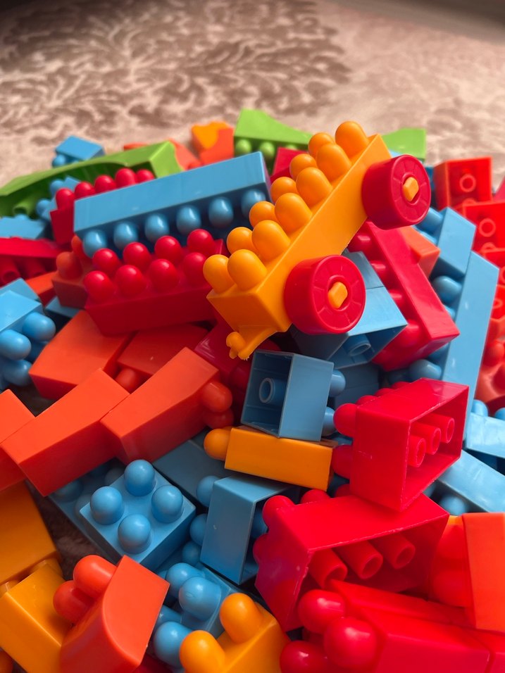 122 parça Renkli Lego Blokları Seti - Görsel 2