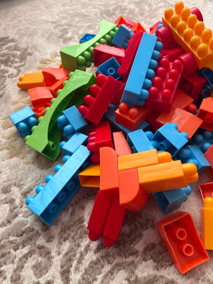 122 parça Renkli Lego Blokları Seti - Görsel 3