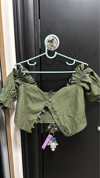 Trendyol & Milla Trendyolmilla haki crop