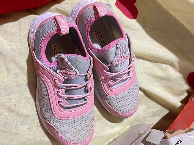 Pembe yeni kız çocuk ayakkabı - Görsel 6