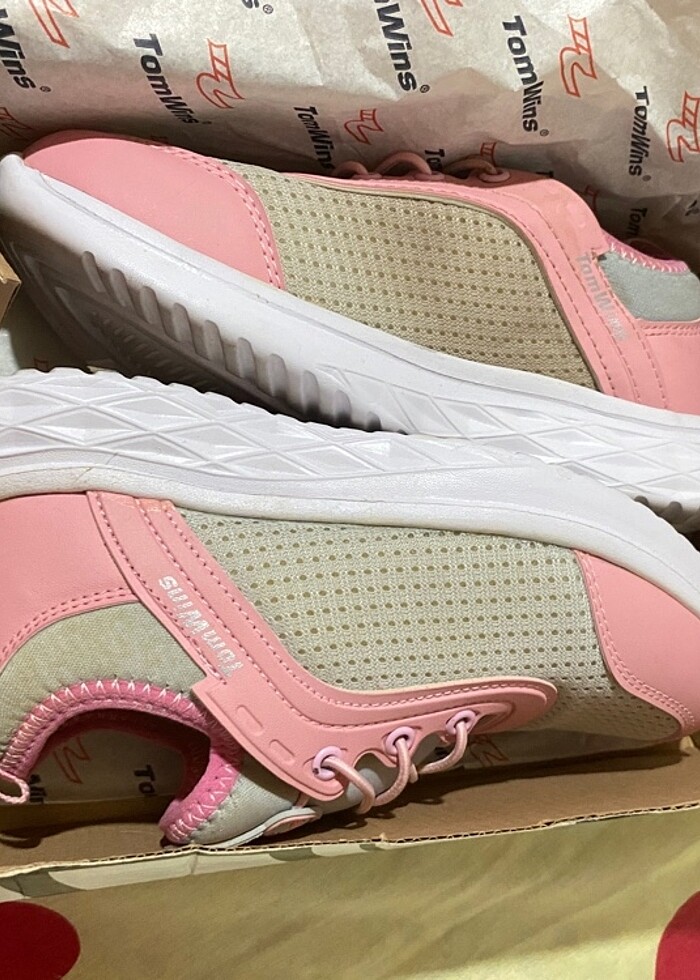 Pembe yeni kız çocuk ayakkabı - Görsel 4