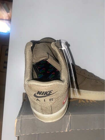 37 Beden kahverengi Renk Nike Supreme Air Force 1