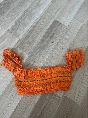 Penti Turuncu Desenli Bikini Üstü