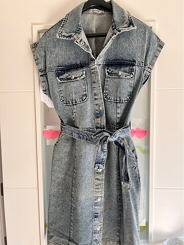 Jean elbise denim
