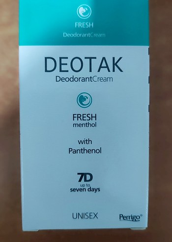 Diğer Deotak Mentollü Kadın Deodorant Kremi 70g