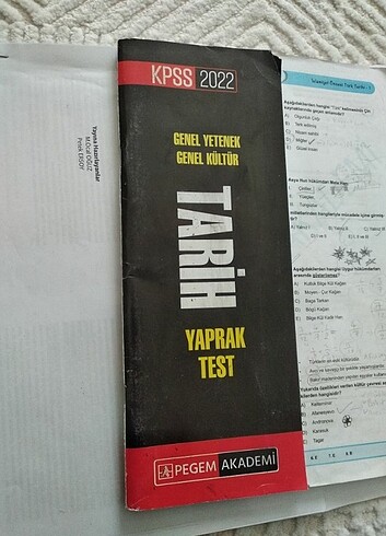 Tarih yaprak test 
