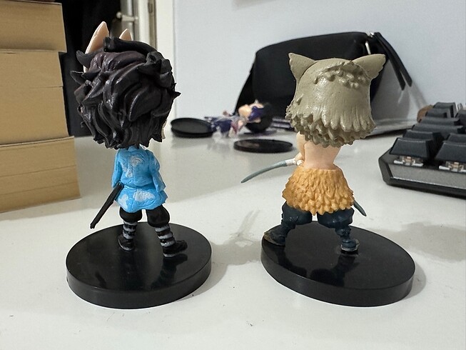  Beden Demon slayer figür tanjiro ve inosuke