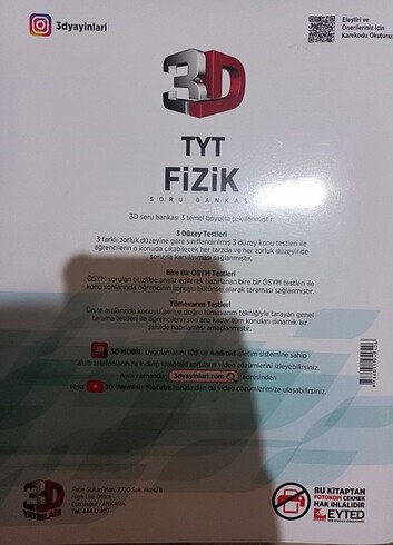  TYT Fizik Soru Bankası