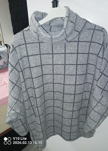 Kadın Yeşil Triko Boğazlı Kazak - Görsel 7