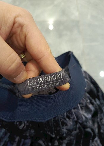 LC Waikiki Gri Piliseli Midi Gotik Çocuk Etek