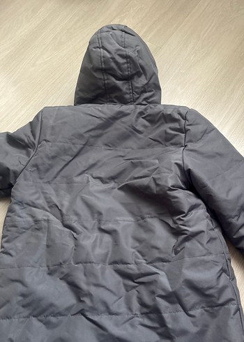 Erkek Çocuk Gri Fermuarlı Kapüşonlu Ceket - Görsel 5