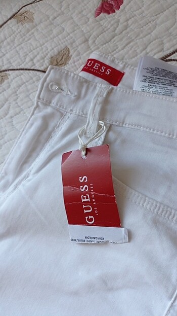 GUESS#ORJİNAL#BEYAZ PANTOLON