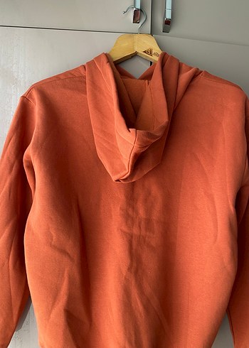 Mavi Kadın Turuncu Kapüşonlu Sweatshirt - Görsel 2