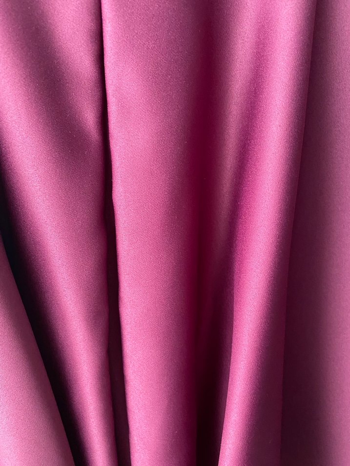 Mor Drapeli Midi Kadın Abiye Elbise - Görsel 5