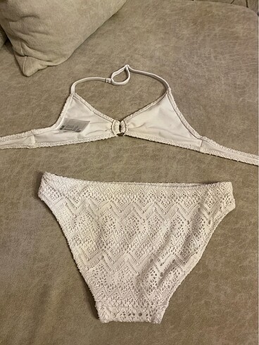 11-12 Yaş Beden H&M beyaz bikini takımı