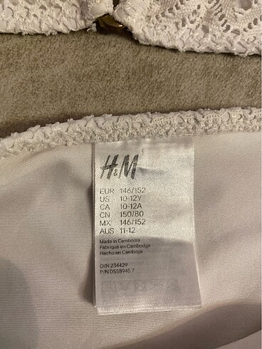 H&M H&M beyaz bikini takımı
