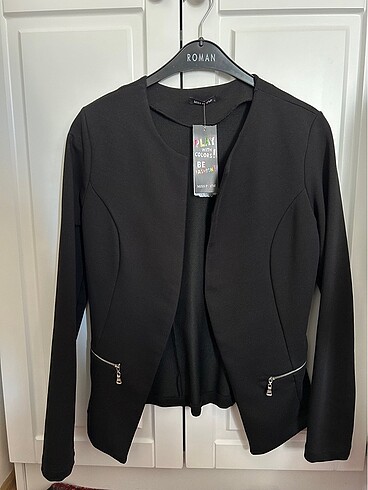Siyah blazer ceket