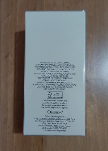 Calvin Klein Obsession Kadın Parfümü 100 ml - Görsel 3