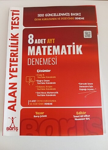 baris yayinlari ayt matematik deneme