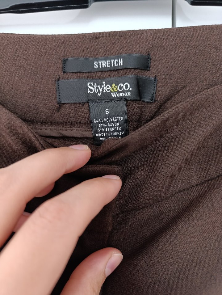 Style&Co marka Temiz sorunsuz pantolon - Görsel 4