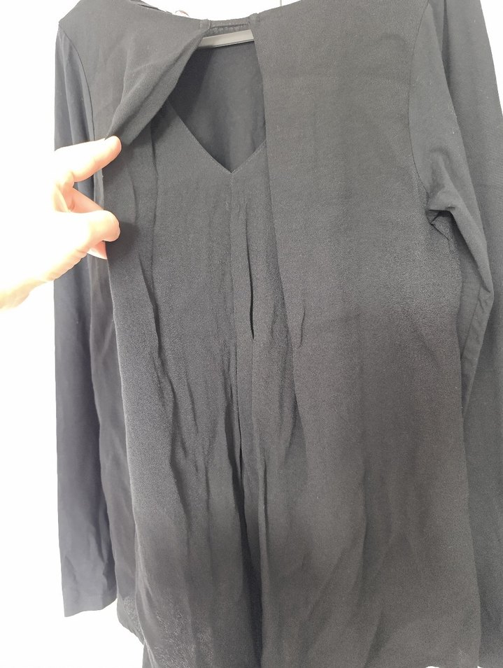 StreetOne marka Siyah Uzun Kollu Bluz - Görsel 4