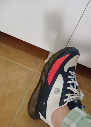 Adidas unisex Beyaz Spor Ayakkabı Velcro - Görsel 5