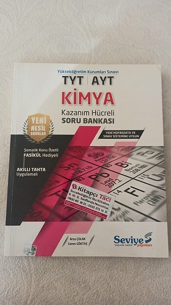 Tyt ayt kimya soru bankası seviye yayınları