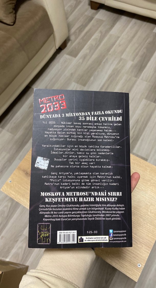 Metro 2033 - Dmitry Glukhovsky - Görsel 3
