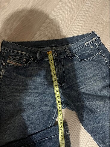 28 Beden Diesel Cep detaylı vintage düşük bel flare jean