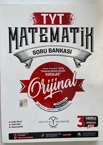 TYT Matematik Orijinal Soru Bankası