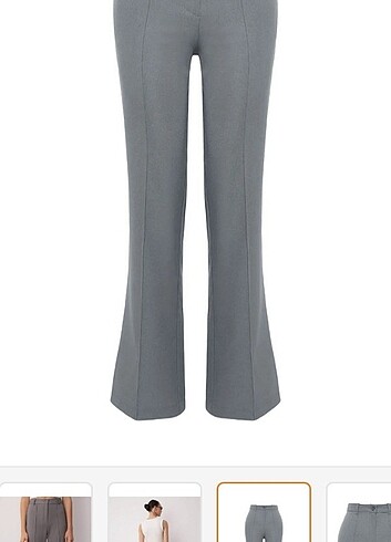 Gri kumaş pantolon 32 beden  - Görsel 4