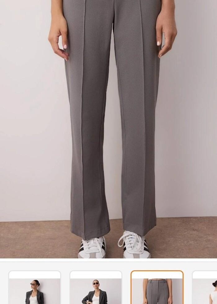 Gri kumaş pantolon 32 beden  - Görsel 2