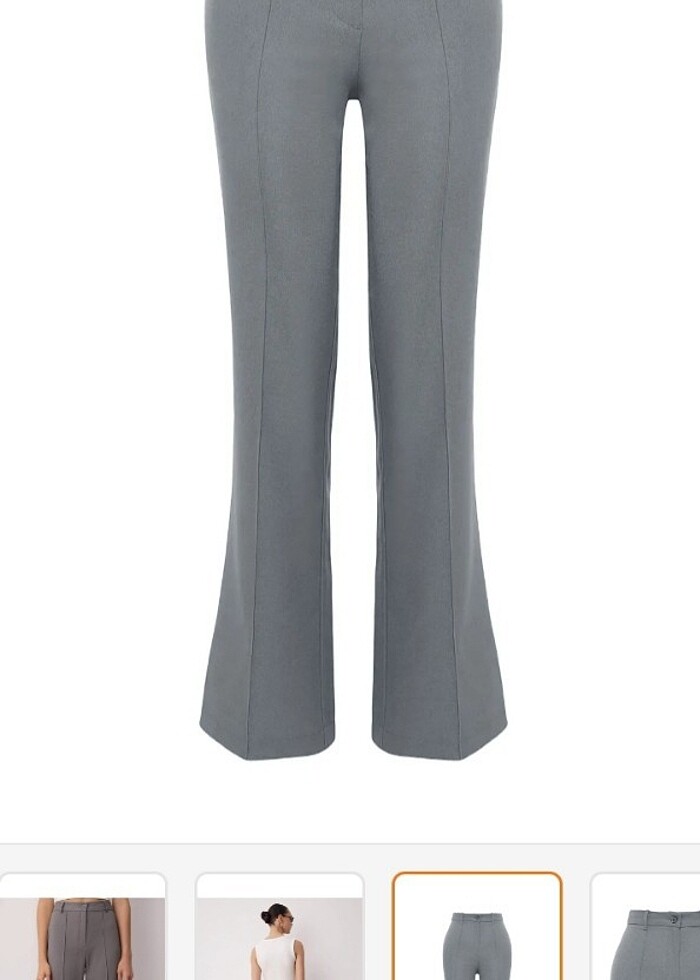 Gri kumaş pantolon 32 beden  - Görsel 4