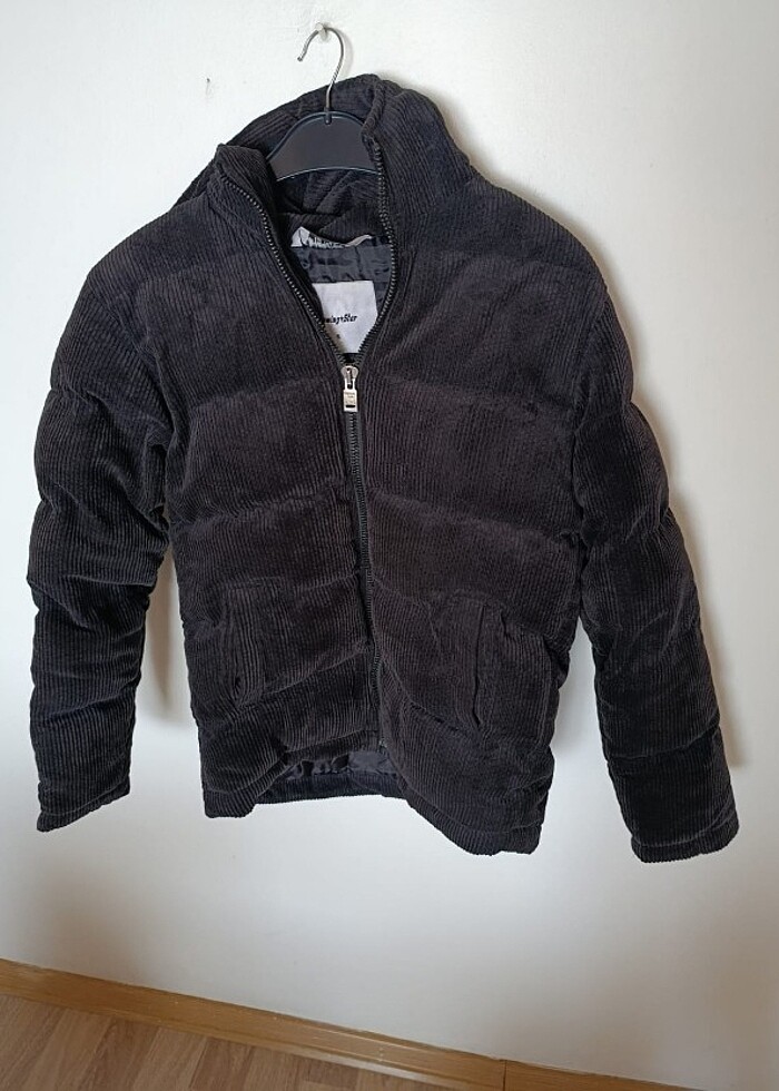 Erkek fitilli mont kapşonlu - Görsel 3