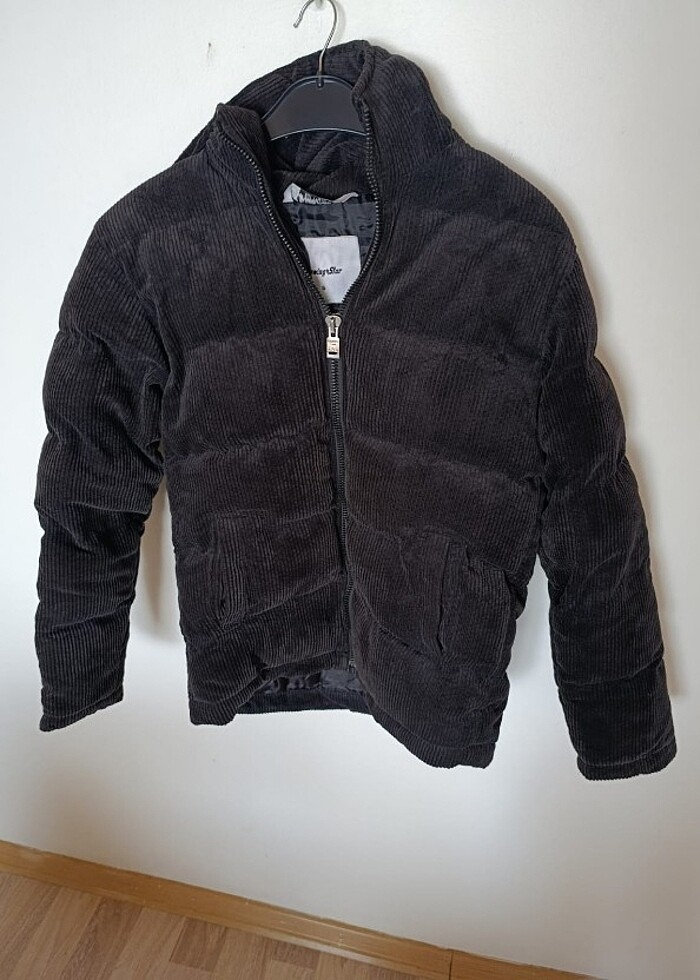 Erkek fitilli mont kapşonlu - Görsel 4