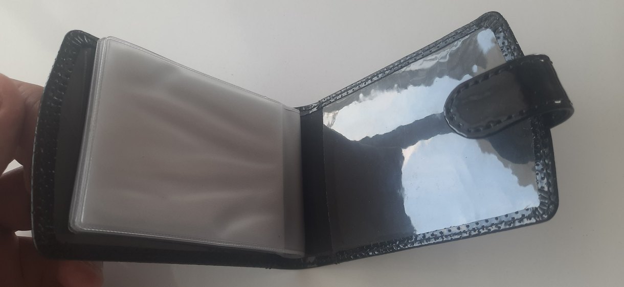 Karaca Siyah unisex kart vizitlik  Cüzdan - Görsel 5